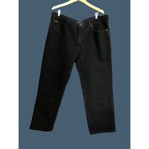 LEE - BLACK STRAIGHT LEG RELAX FIT MEN'S JEANS SIZE 42X30